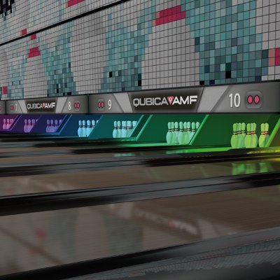 QubicaAMF Lane Lightning CenterPunch square tile